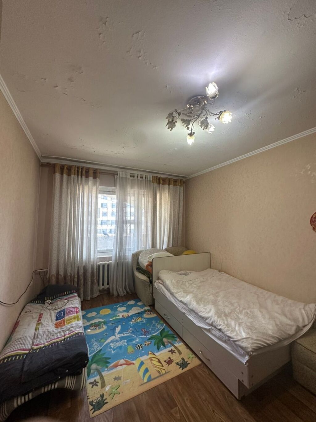1 комната, 50 м², 106 серия, 9 этаж, Старый ремонт - фото 1
