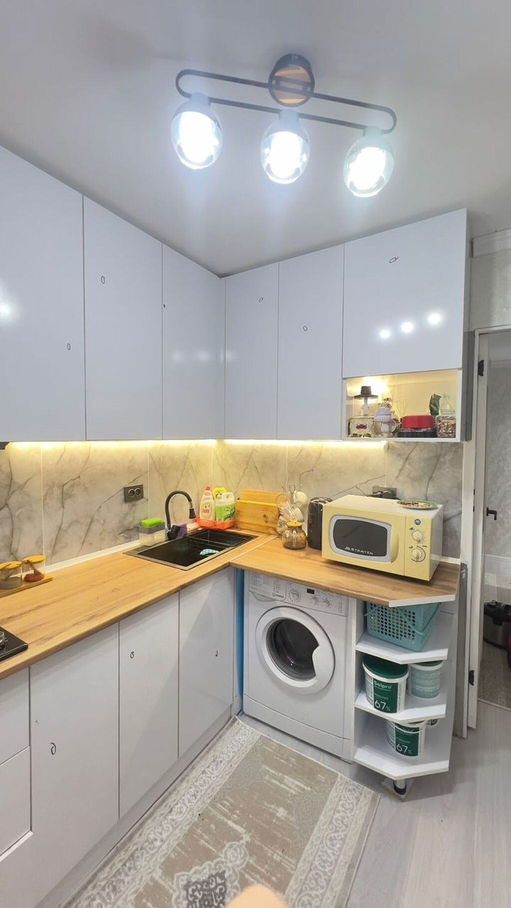 3 комнаты, 65 м², 104 серия, 1 этаж, Косметический ремонт - фото 1